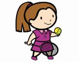 Joueuse de tennis