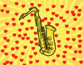 Une saxophone ténor