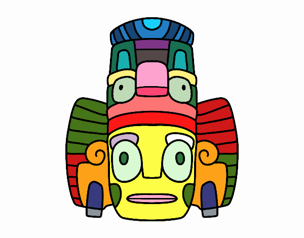 Masque mexicain des rituels