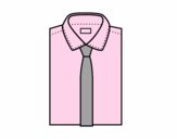 Chemise avec cravate 