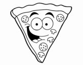 Pizza heureuse