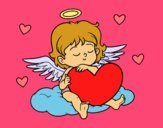 Cupidon avec le coeur
