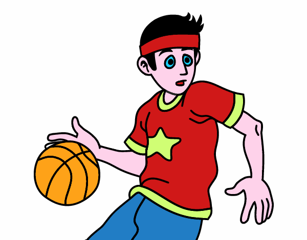 Joueur de basket junior