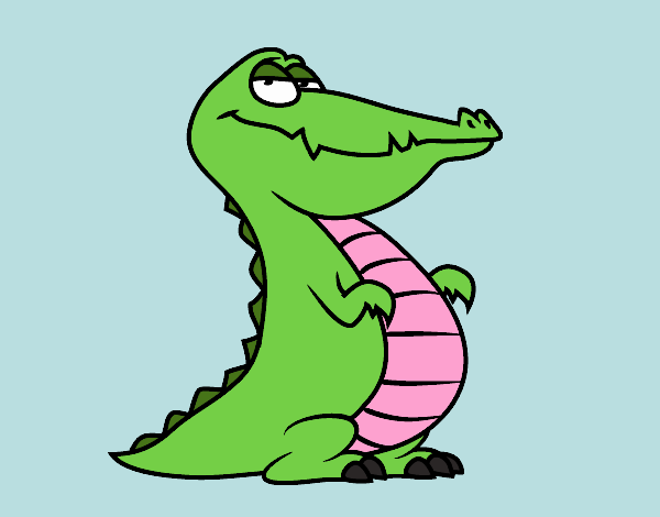 Un alligator