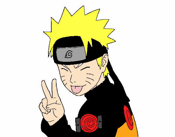 Naruto tirant la langue