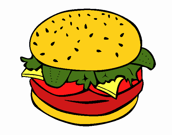 Hamburger complet