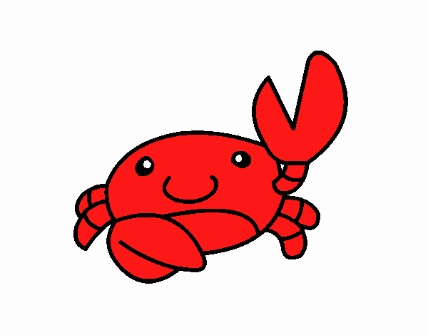 Aquarel le crabe