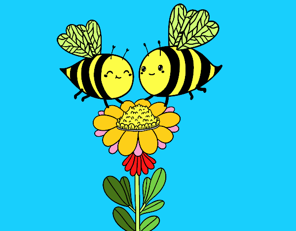 Deux abeilles