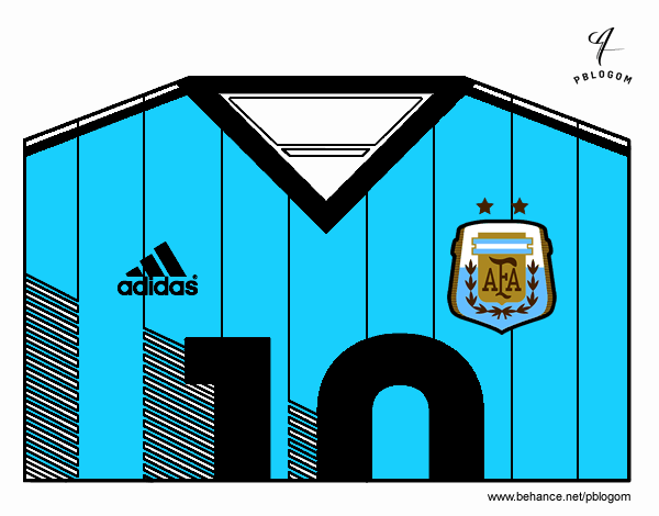 Maillot de la coupe du monde 2014 de l’Argentine