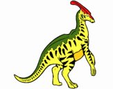 Parasaurolophus à rayures