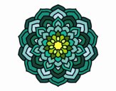 Mandala pétales de fleur